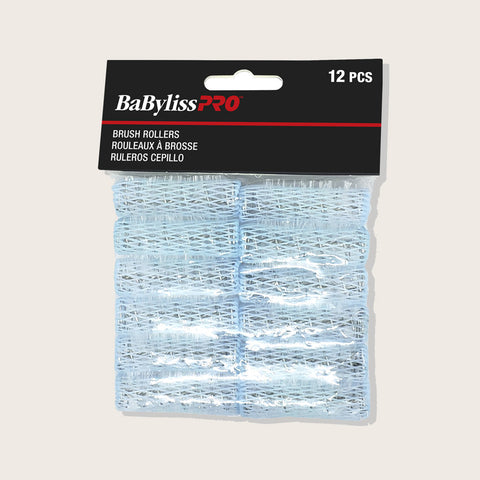 BABYLISS BRUSH ROLLERS BLUE 1/2" (DZ) #BESBRRLBLUC