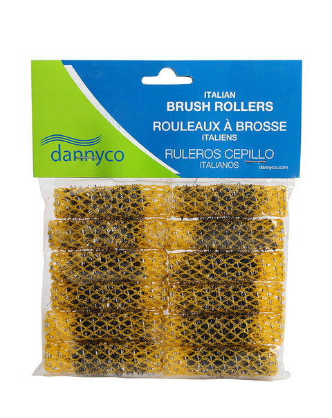 (12/pk) Long Italian RollersYellow