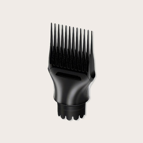 Embouts peigne lissant GHD Speed Ultra Fast pour outils de coiffure, en plastique noir, avec accessoires de coiffage.