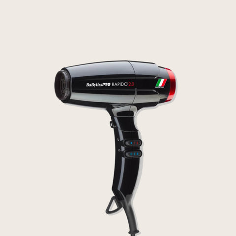 Séchoir rapide Babylisspro Séchoir Rapido 2.0 avec diffuseur et concentrateur, outil professionnel pour cheveux.