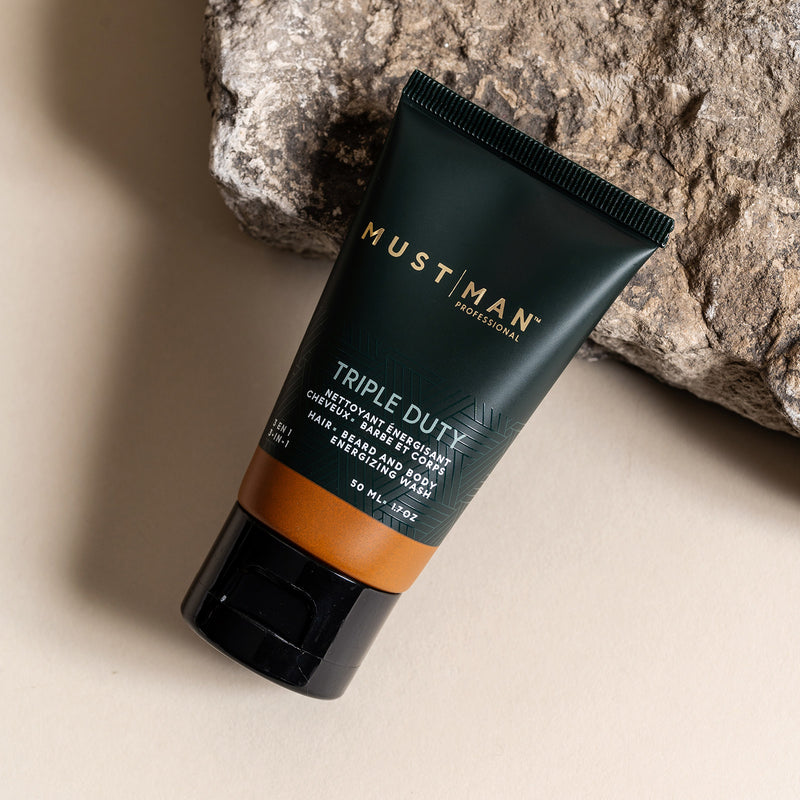 Shampooing cheveux barbe corps Triple Duty<strong> - </strong>MUST MAN