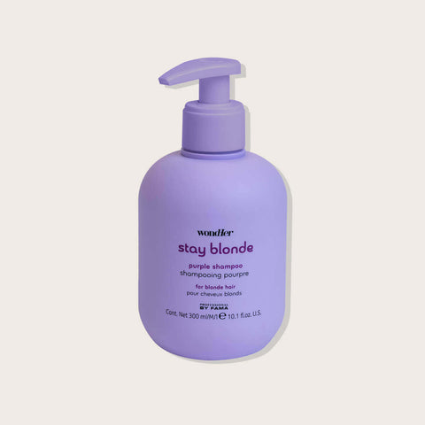 Shampooing neutralisant Stay Blonde de 300 ml pour cheveux blonds, marque Professional By Fama.