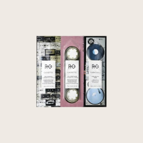 Cassette Curl shamp / cond + Turntable cream sample trio
