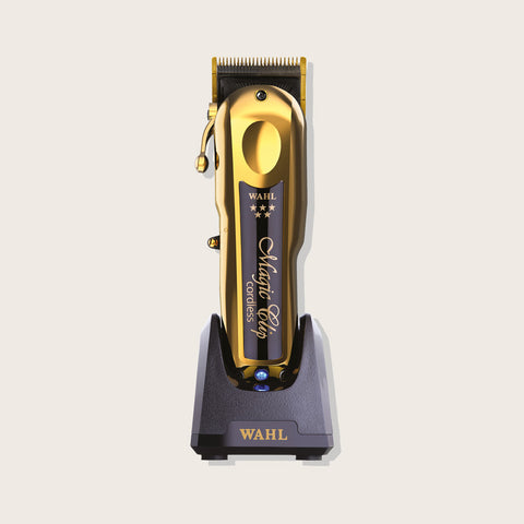 Wahl Cord/Cordless 5-Star Magic Clip Gold Trimmer #56445