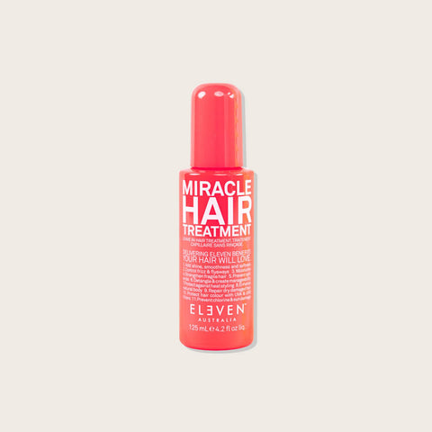 Bain de traitement miracle capillaire de 125 ml de la marque Eleven Australia, cheveux brillants et nourris.