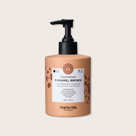 MARIA NILA - Masque Colour Refresh | Caramel Brown 7.35 300 ml