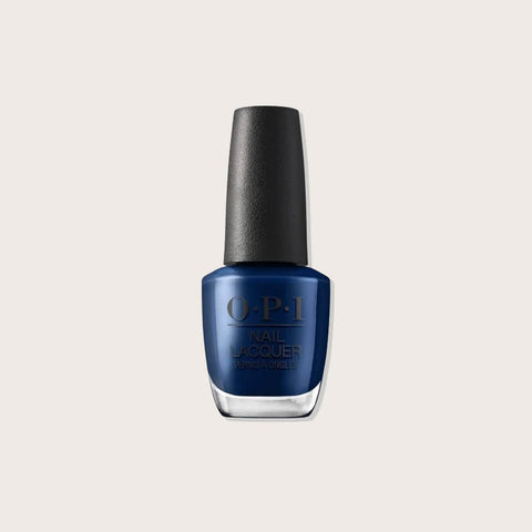 Vernis à ongles OPI IndiGO NLS059 en flacon, couleur violet profond, pour beauté des ongles.