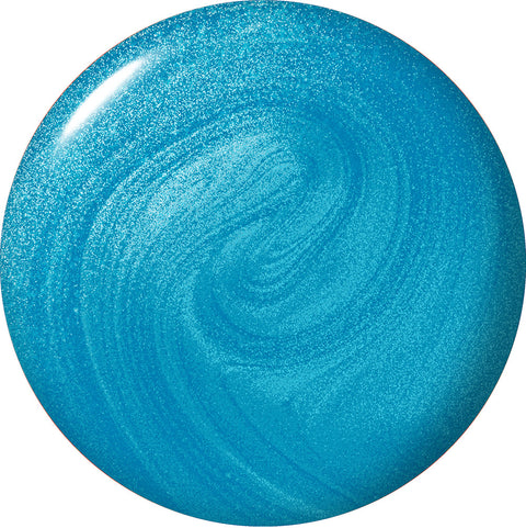 Vernis à ongles OPI Sky Blue's the Limit, teinte bleue claire, dans un flacon de beauté pour ongles.
