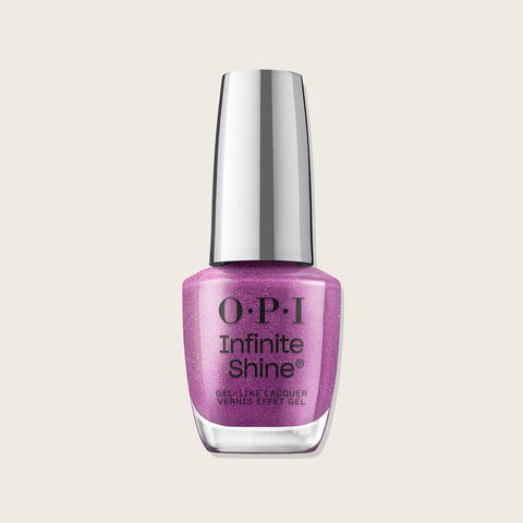 Verre à ongles OPI Infinite My Own Bestie, vernis à ongles nail beauty, couleur violette avec fini brillant.