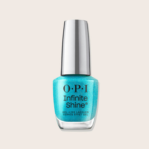 Verre à ongles OPI Infinite On Cloud Fine ISL148, finition brillante, couleur bleu pastel, design élégant pour beauté des ongles.