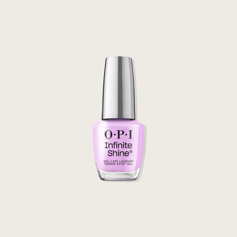 Verre à ongles OPI Infinite Shine Learn to Fly, couleur nude clair, finition brillante, pour beauté des ongles.