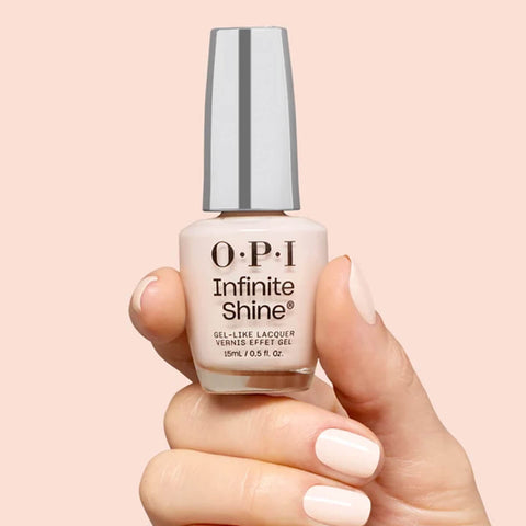 Verre à ongles OPI Infinite Shine I’m the Bossa Nova Now, couleur violette avec fini brillant, pour beauté des ongles.