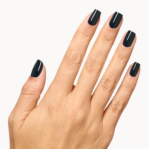 Verre à ongles OPI Infinite Shine Nein! Nein! Nein! OK Fine! avec finition brillante, couleur rouge vif.