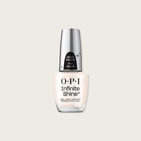 Coffret de vernis à ongles OPI Infinite Shine Got Glaze? IST41 avec bouteille de vernis brillant et élégant.