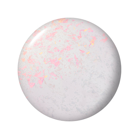 Verre à ongles OPI Infinite Shine Glint Condition, finition brillante, appliqué sur des ongles bien soignés, dans un style élégant.