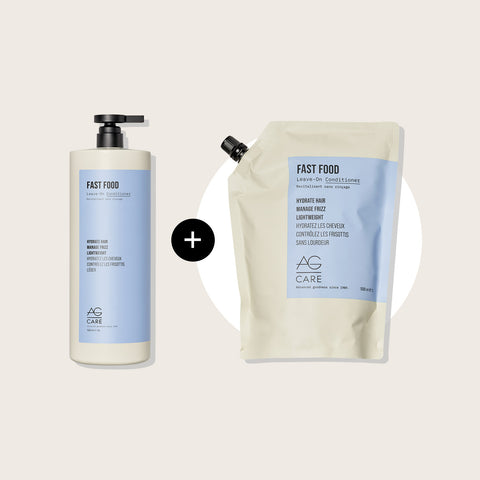 AG HAIR - Promotion 1x Bouteille 1,5 Litre + 1x Pochette de recharge 1 Litre gratuite