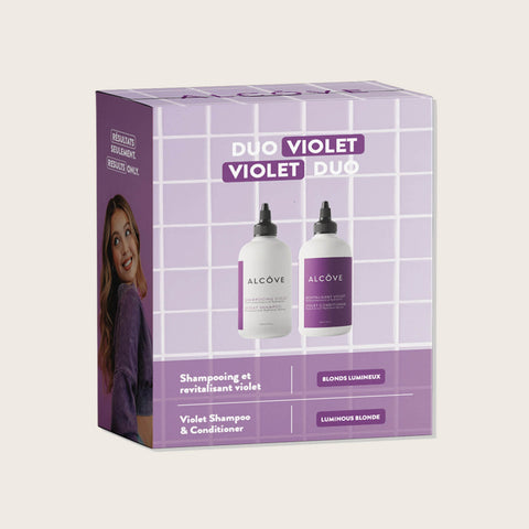 ALCÔVE - Duo printemps Violet 300 ml