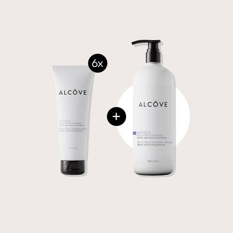 ALCÔVE - Promotion 6x masque restrucutrant + 1x masque 500 ml gratuit