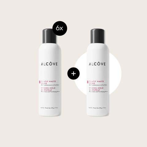 ALCÔVE -  Promotion 6x fixatifs Haute Tenue 42 g + 1x fixatif Haute Tenue 210 ml gratuit