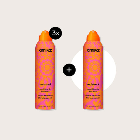 AMIKA - Promotion 3x Spray nourissant sec Soulstruck 200 ml + 1x spray Soulstruck gratuit