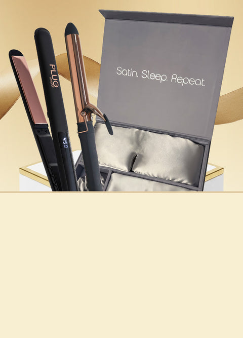 1 trio sommeil en satin en cadeau