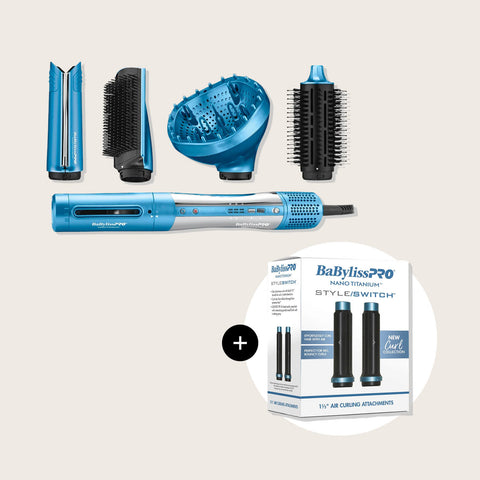 BABYLISSPRO – Promotion 1x Style Switch Hair Dryer + 1x Free Curling Attachment