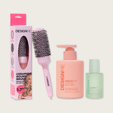 Promo 1x Creme coiffante Hold.ME + 1x Serum GLOSS.ME + 1x Brosse