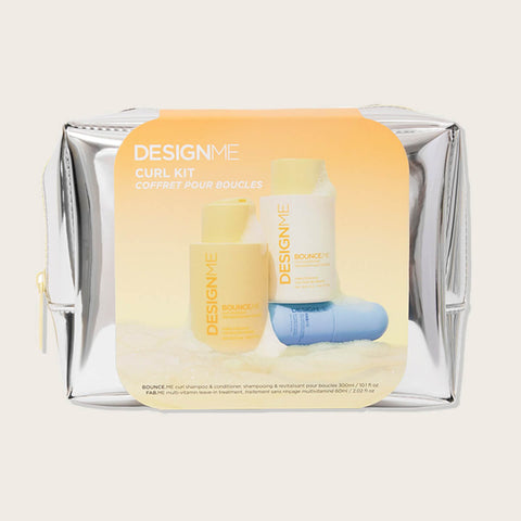 Coffret de fêtes DESIGN.ME Bounce.Me pour cheveux, avec produits coiffants en boîte cadeau élégante.