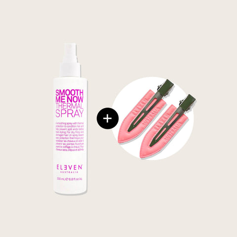 ELEVEN - Promotion 1x Spay protecteur thermal Smooth Me Now 200ml + 1x Pinces matelassées gratuit