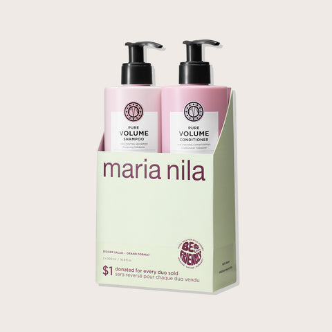 MARIA NILA - Duo Shampooing et Revitalisant Pure Volume 500 ml