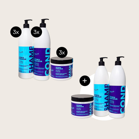 Promotion 9x Hydra color products + 3x freebies