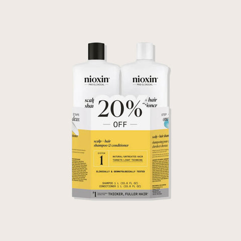 System 1 shamp / cond liter duo