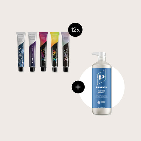 Promotion 12x Tubes  + 1x Moisture Marvel Shampoo Liter