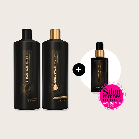Promotion 1x Shampooing/Revitalisant + 1x Huile foncé
