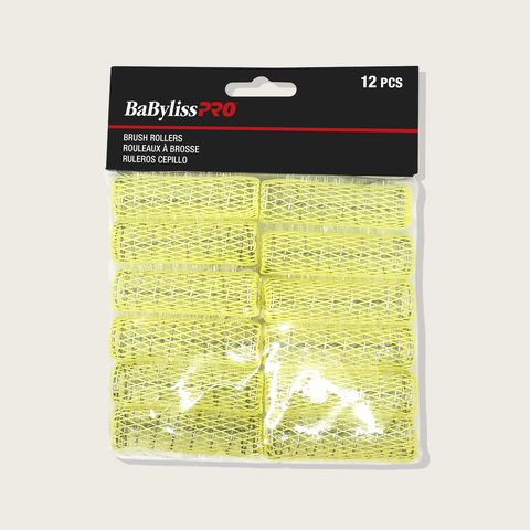 ROULEAUX A BROSSE JAUNE 5/8" (DZ) -#BESBRRLYEUC - Beaute Star prod B2C
