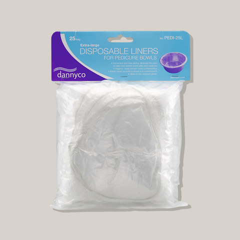 (25/pqt) Doublure en plastique jetable PEDI-25L
