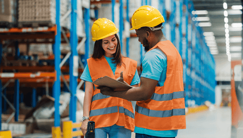 Carrières entrepôt, travailleurs en logistique