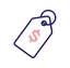 Icône étiquette de prix